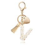 Golden Initial - Bag Charm