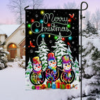 Faith Hope Love Christian Christmas Flag