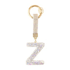 Sparkle Initial ¨C Bag Charm (Silver)