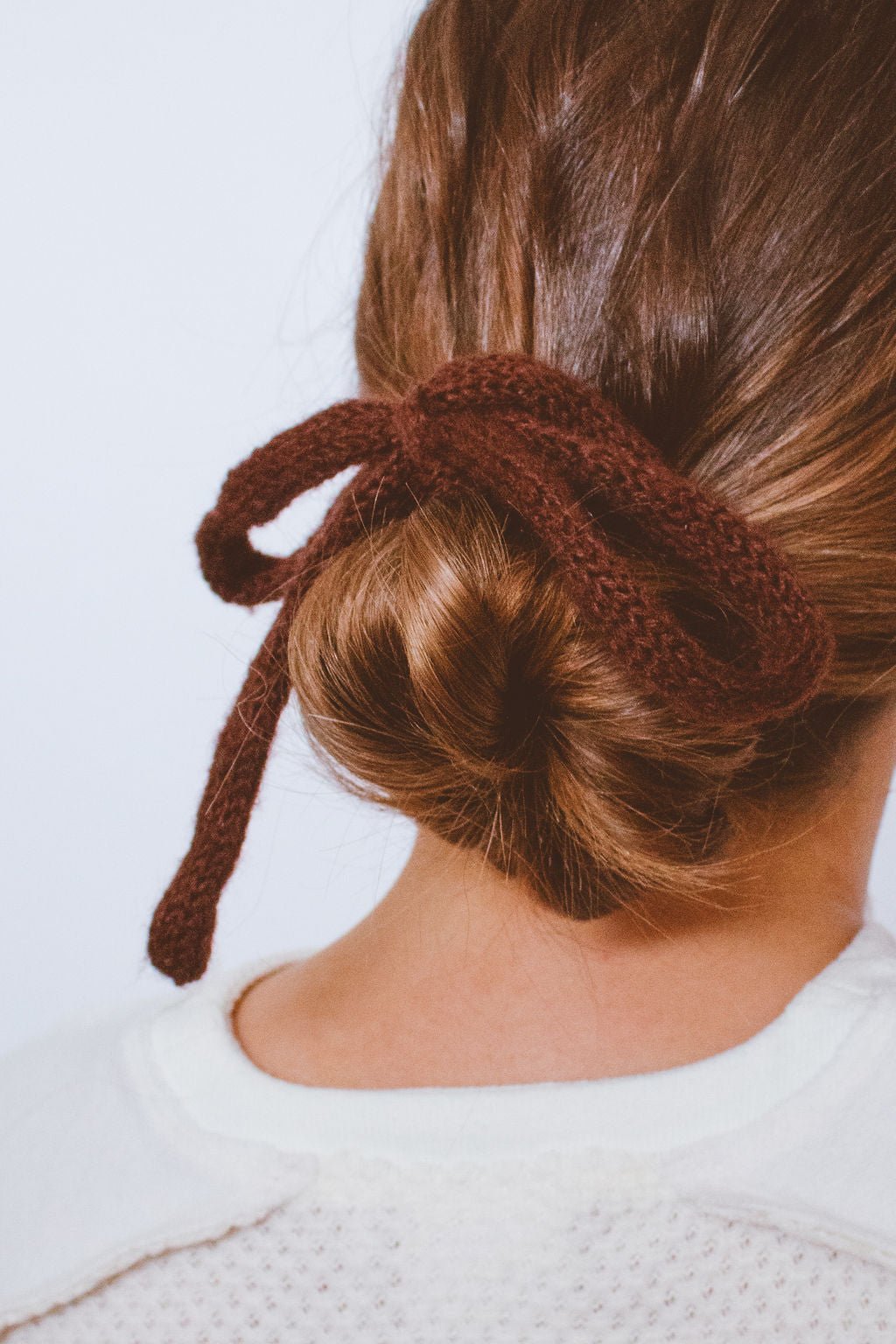 Knit Long Bow Tie