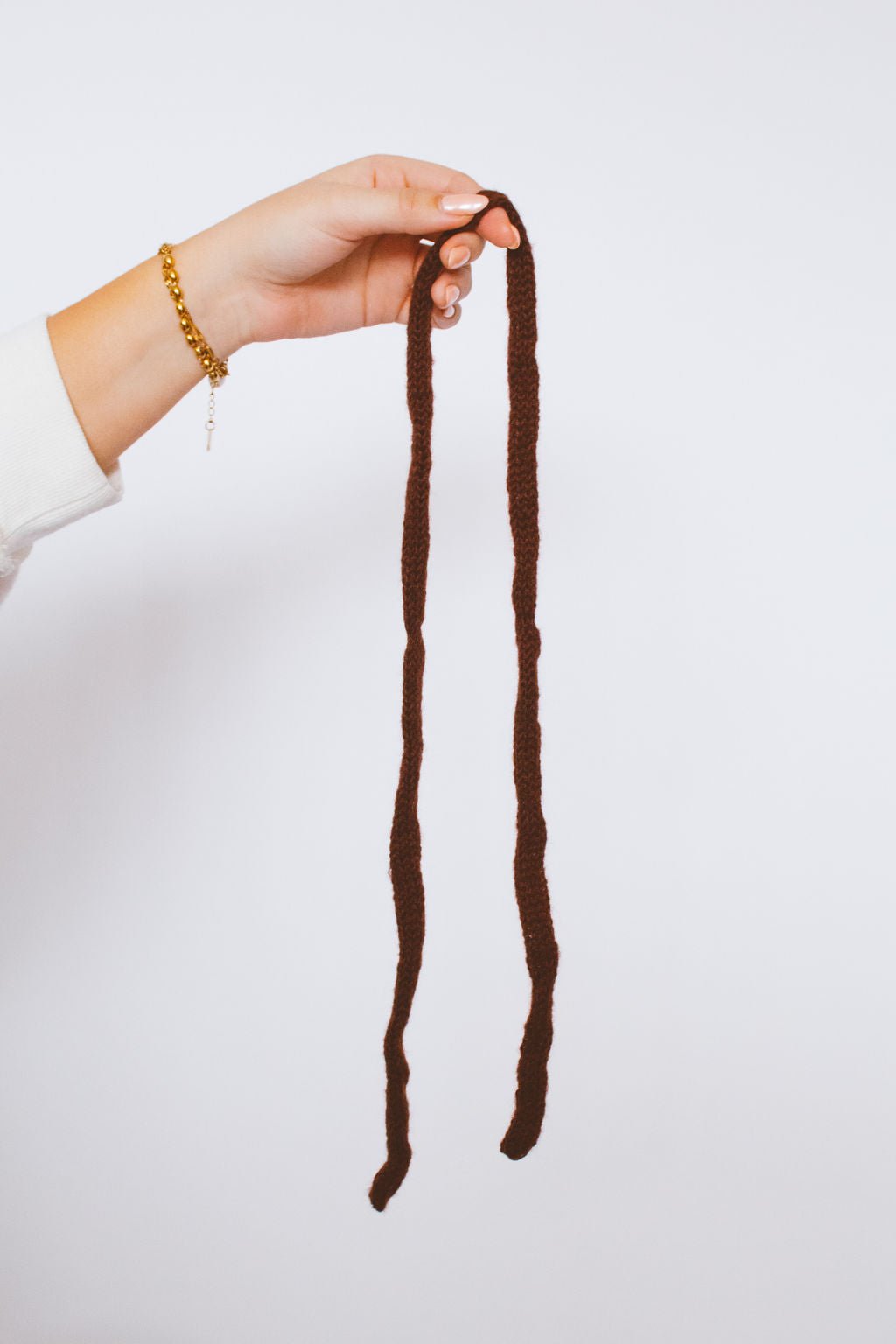 Knit Long Bow Tie