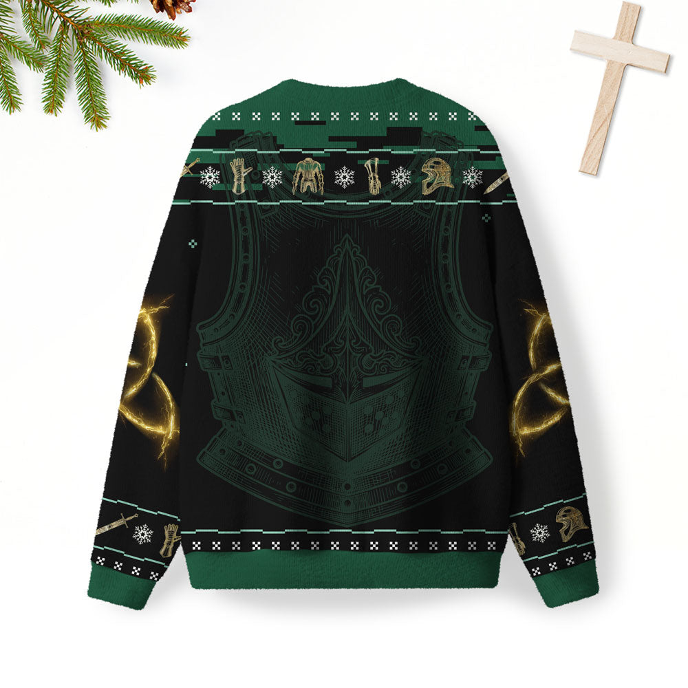 Armor Of God  Furry Christian Lightweight Sweater