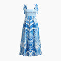 Adonai 33 Chrisitan Tie Shoulder Maxi Dress
