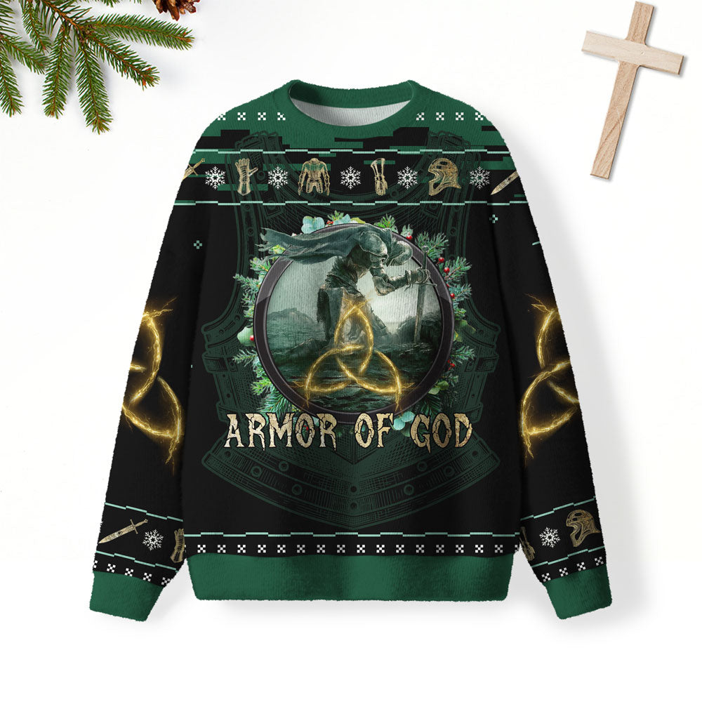 Armor Of God  Furry Christian Lightweight Sweater