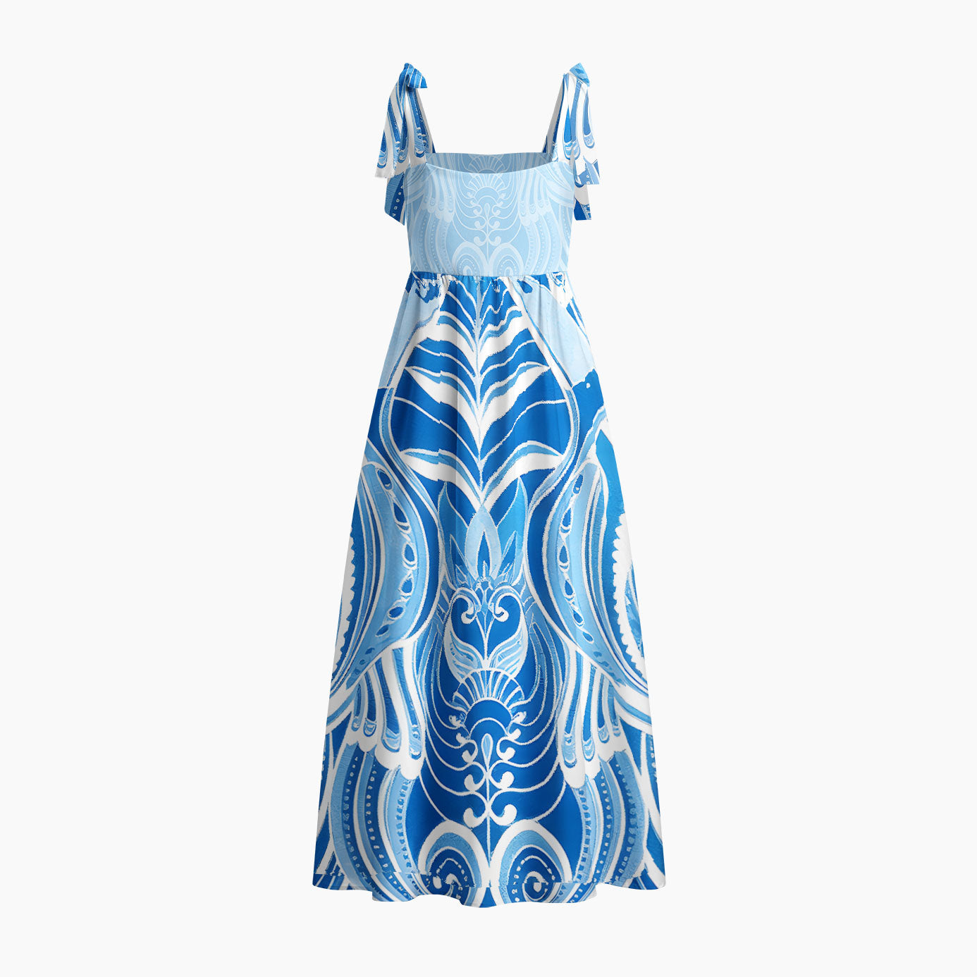 Adonai 33 Chrisitan Tie Shoulder Maxi Dress