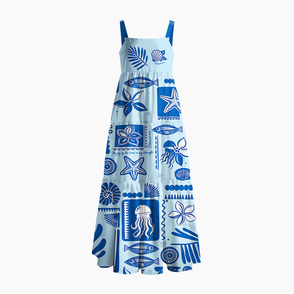 The Joy Of The Lord Is My Strength Christian Maxi Dress