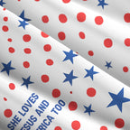 She Loves Jesus And America Too Christian Maxi Dress