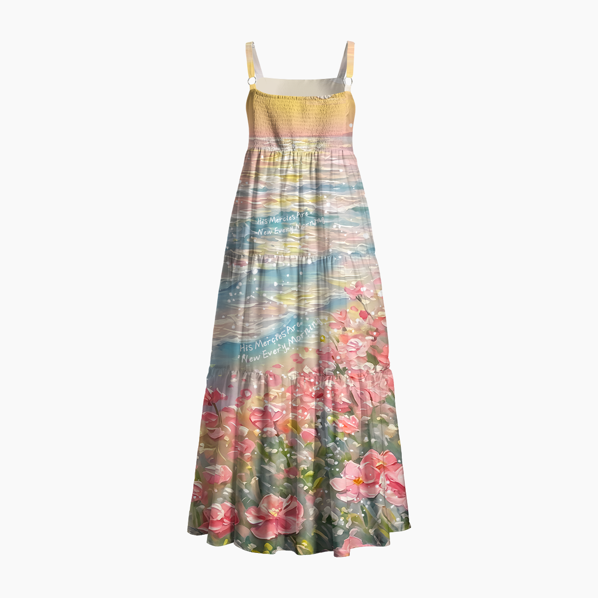 His Mercies Are New Every Morning Christian Maxi Dress