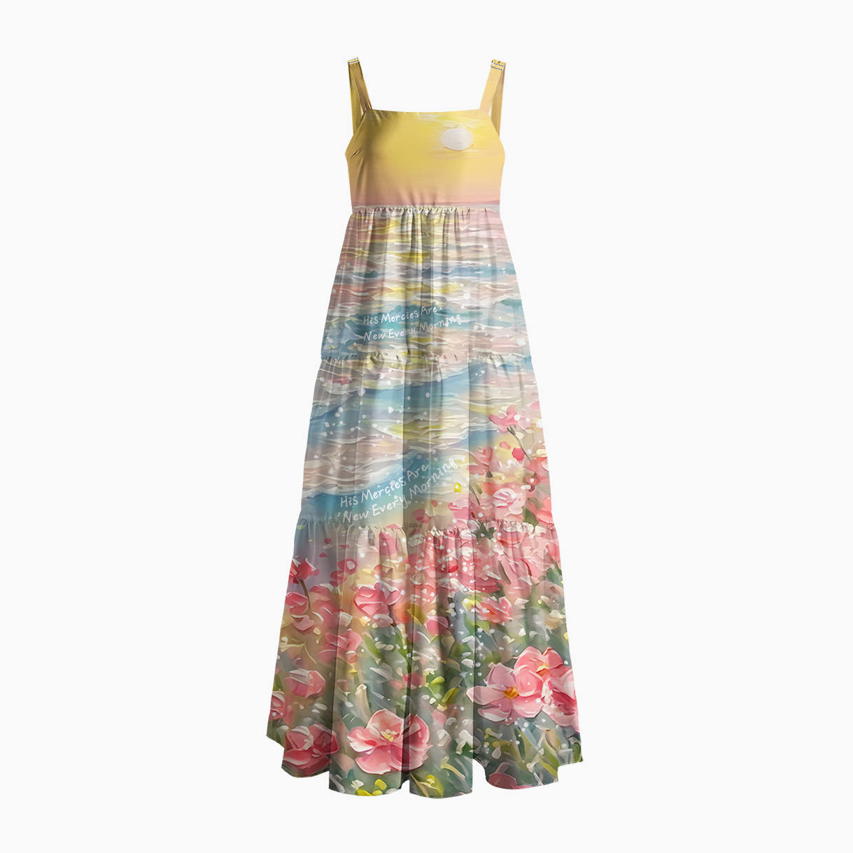 His Mercies Are New Every Morning Christian Maxi Dress