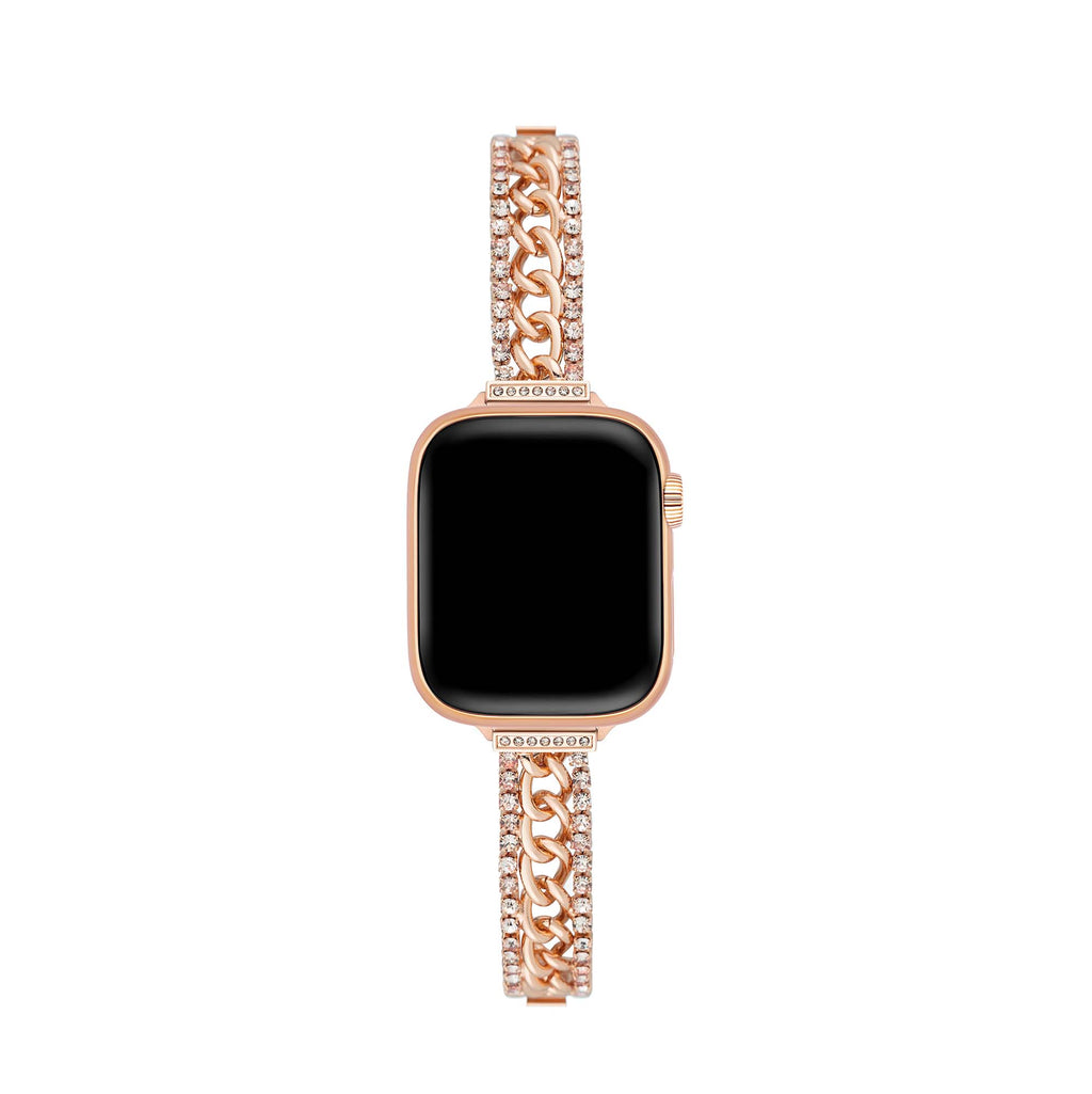 Shimmering Chain Metal Watch Band