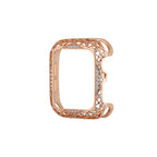 Rhinestone Filigree Half-Wrapped Watch Case