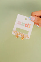 Micro Gold Bow Claw Clips