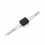 Floral Metal Watch Band for Apple Watch
