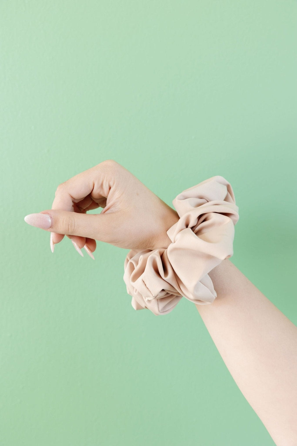 Oat Milk Jumbo Scrunchie