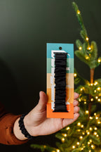 Onyx Luxe Scrunchie Band Compatible with Apple Watch
