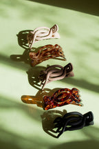 Overlapping Flat Claw Clip