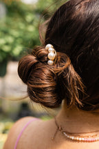 Pearl Crown U-Shape Pin