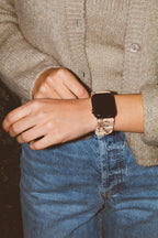 Rustic Bloom Scrunchie Apple Watchband
