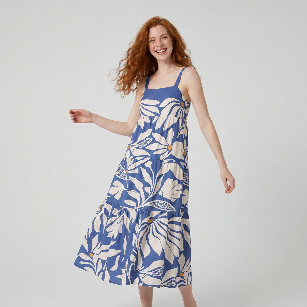 Faith Over Fear Christian Maxi Dress