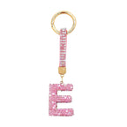 Sparkle Initial ¨C Bag Charm (Pink)