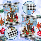 Jesus Is The Reason For The Season Religious Cross Christmas Flag