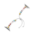 Rainbow Love 14k Gold / Platinum Plated Watch Band for Apple Watch