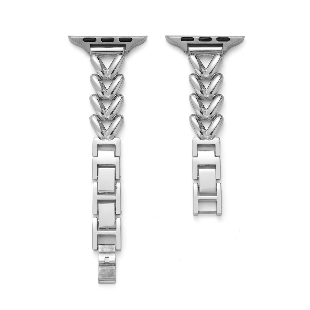 V-Shaped Metal Watch Band for Apple Watch