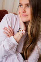 Strawberry Fields Scrunchie Band Compatible with Apple Watch