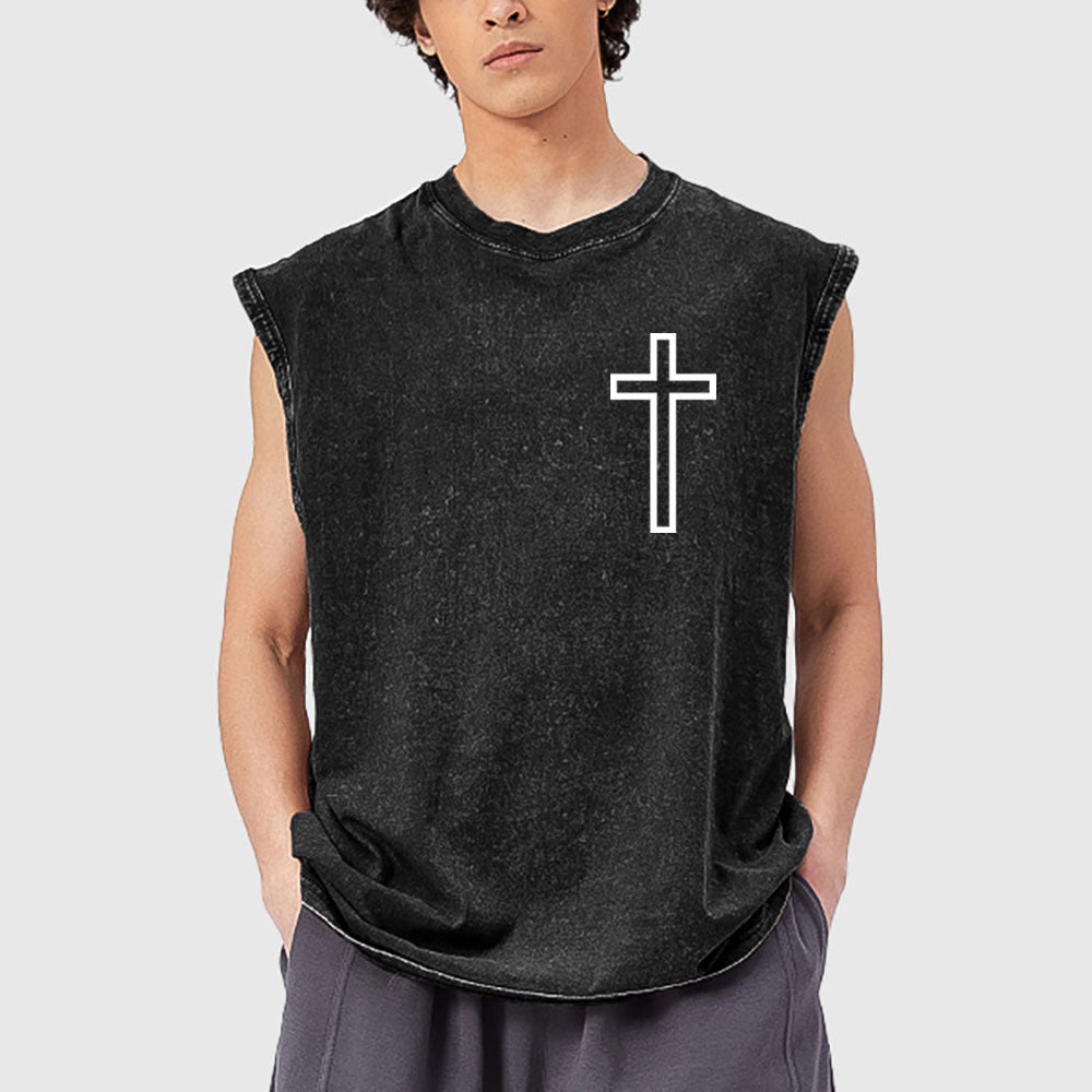 Armor Of God Christian Washed Tank Top