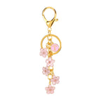 Daisy Flower Initial Letter - Bag Charm (Pink)