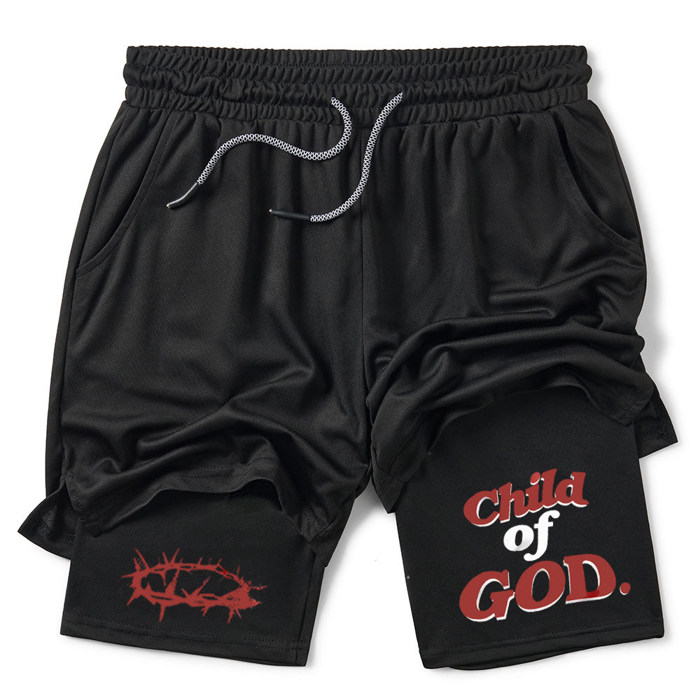 Child Of God Christian Performance Short