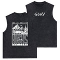 God Is Greater Christian Washed Tank Top
