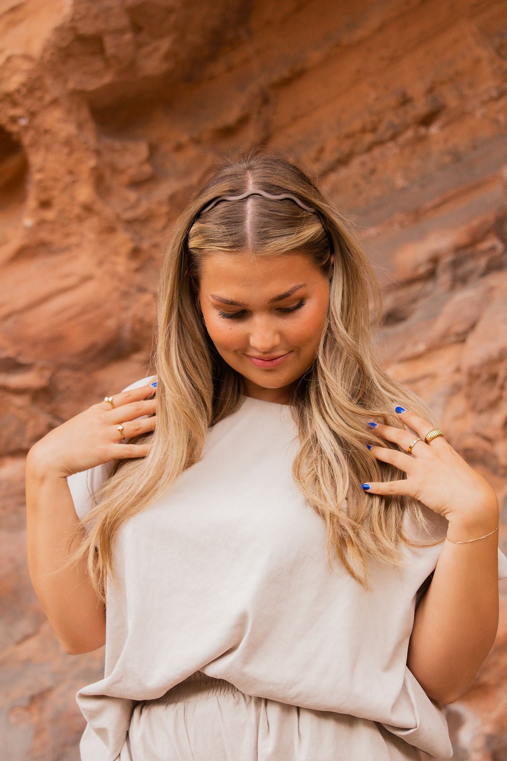 Wavy Brown Headband
