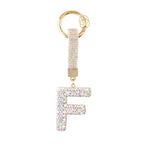 Sparkle Initial ¨C Bag Charm (Silver)