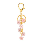 Daisy Flower Initial Letter - Bag Charm (Pink)
