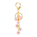 Daisy Flower Initial Letter - Bag Charm (Pink)